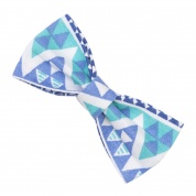 Blue Tribal Bow Tie